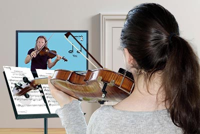 Violinist from back copy